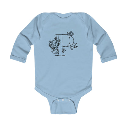 "P" Baby Onesie