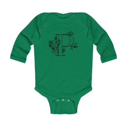 "P" Baby Onesie