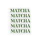 Repeating Matcha Sticker