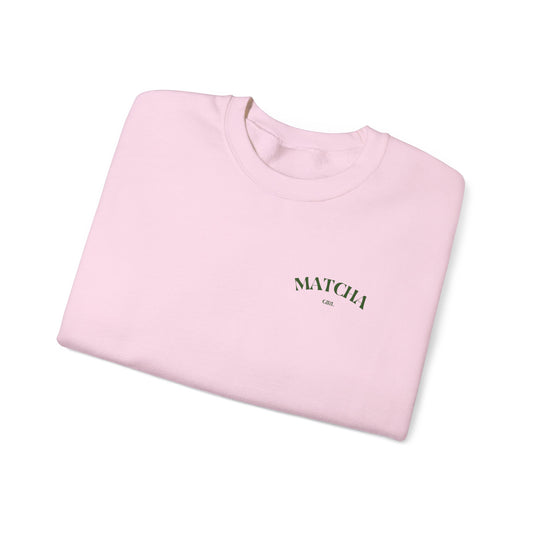 Embroidered Drink Good Matcha Crewneck