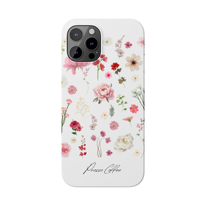 Presso Coffee Florals Slim Phone Case