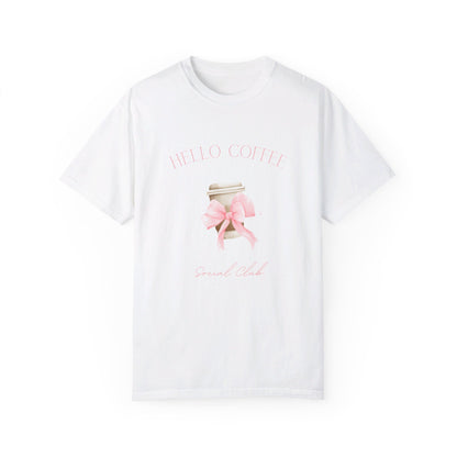 Hello Coffee Bows T-shirt