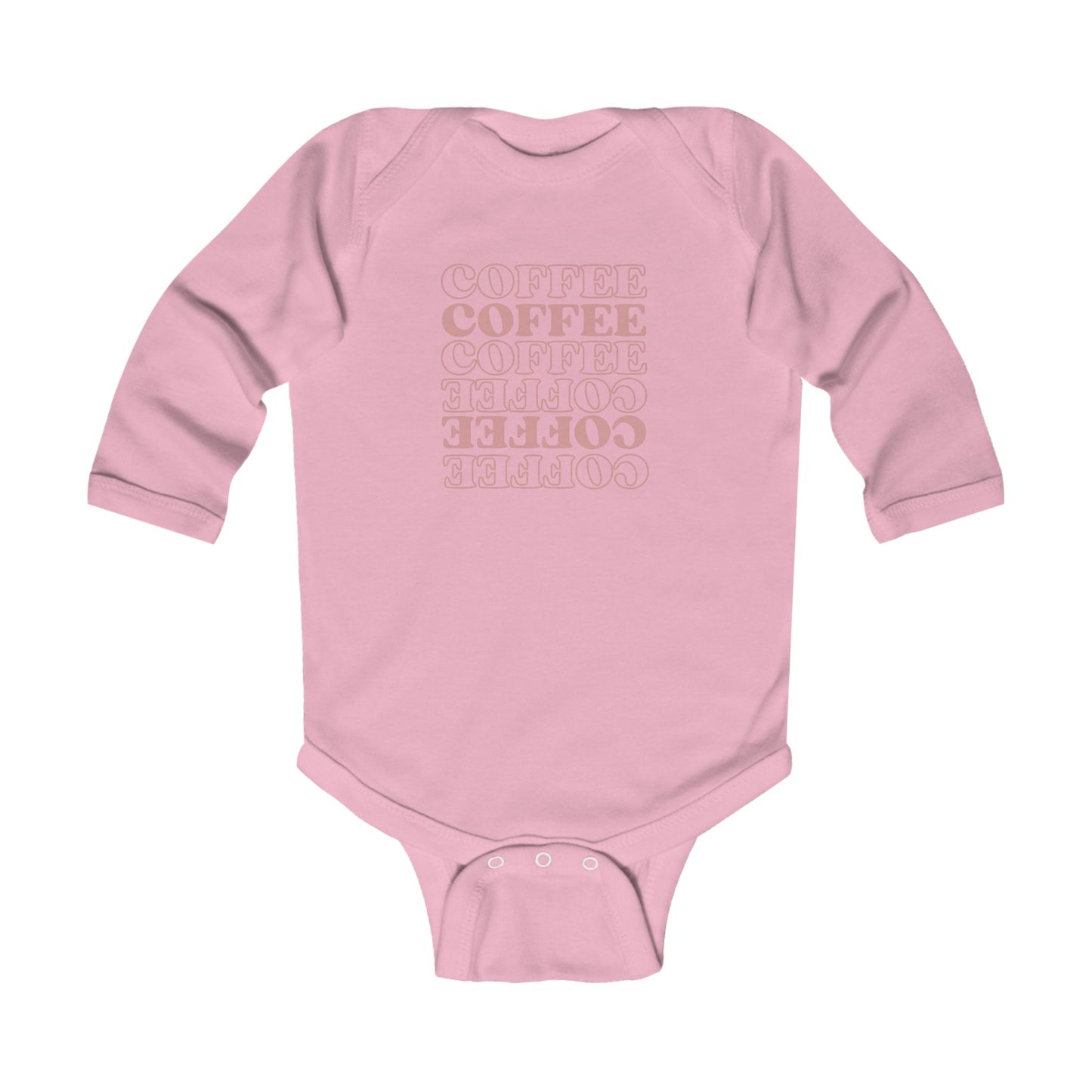 Coffee Pink Baby Onesie