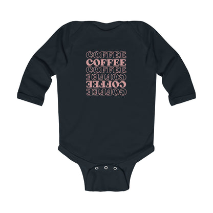 Coffee Pink Baby Onesie