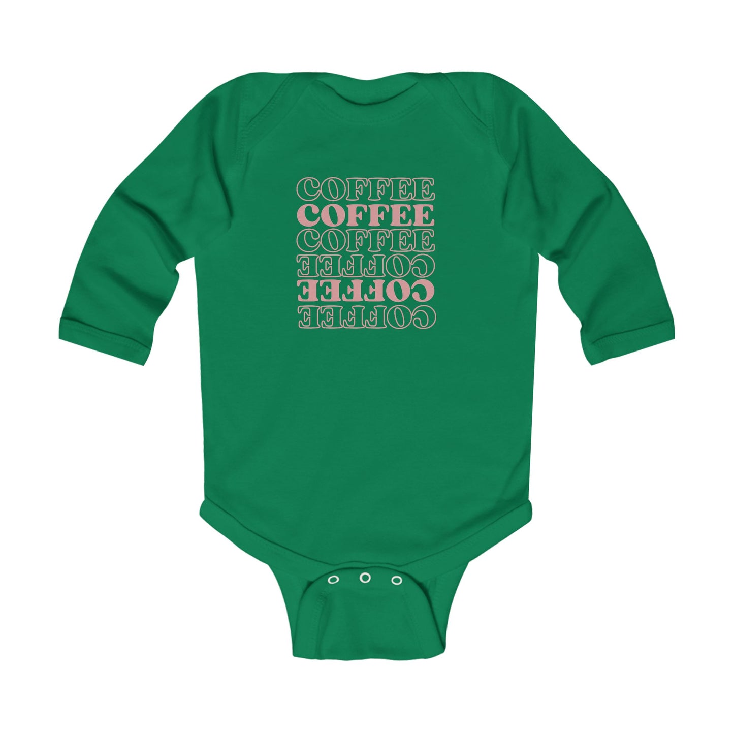 Coffee Pink Baby Onesie