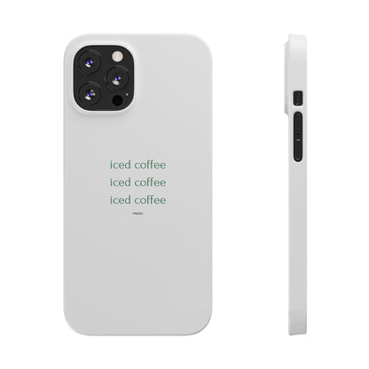 Iced Coffee Slim Phone Case