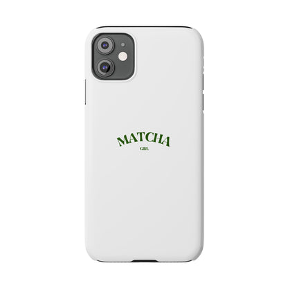 Matcha Girl Slim Phone Case