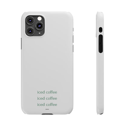 Iced Coffee Slim Phone Case