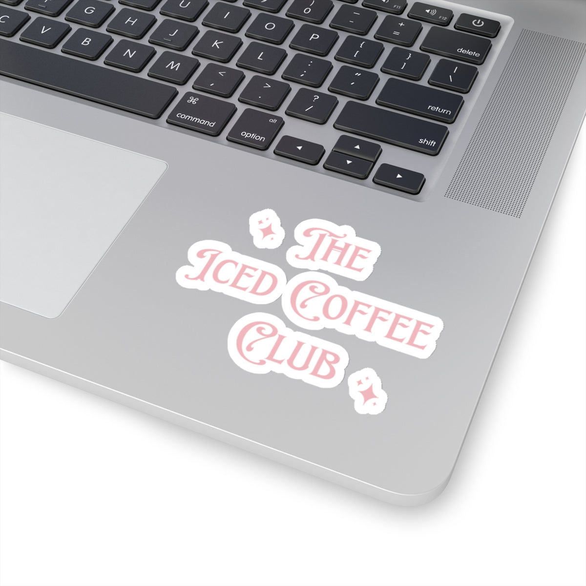 Iced Coffee Club Pink Sticker