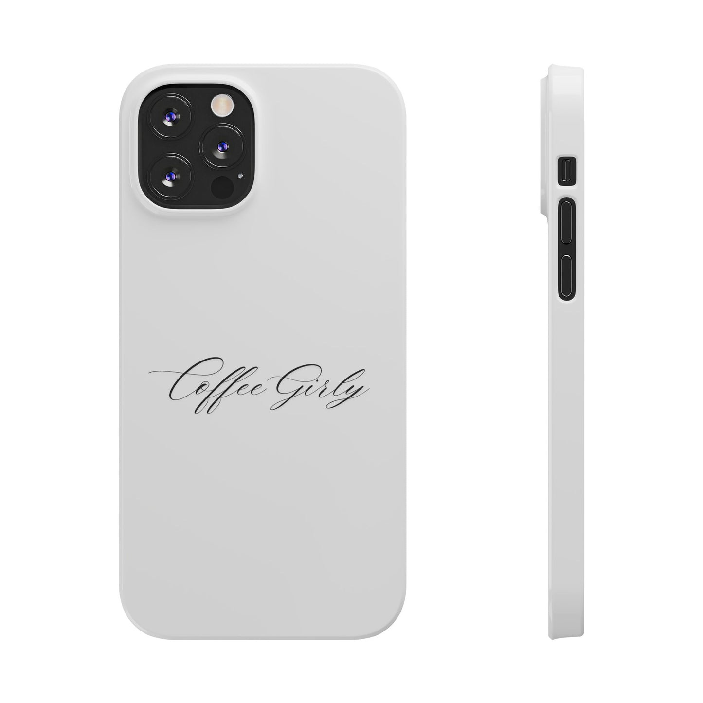 Coffee Girly Slim Phone Case