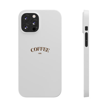 Coffee Girl Slim Phone Case