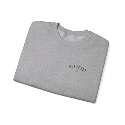 Embroidered Drink Good Matcha Crewneck