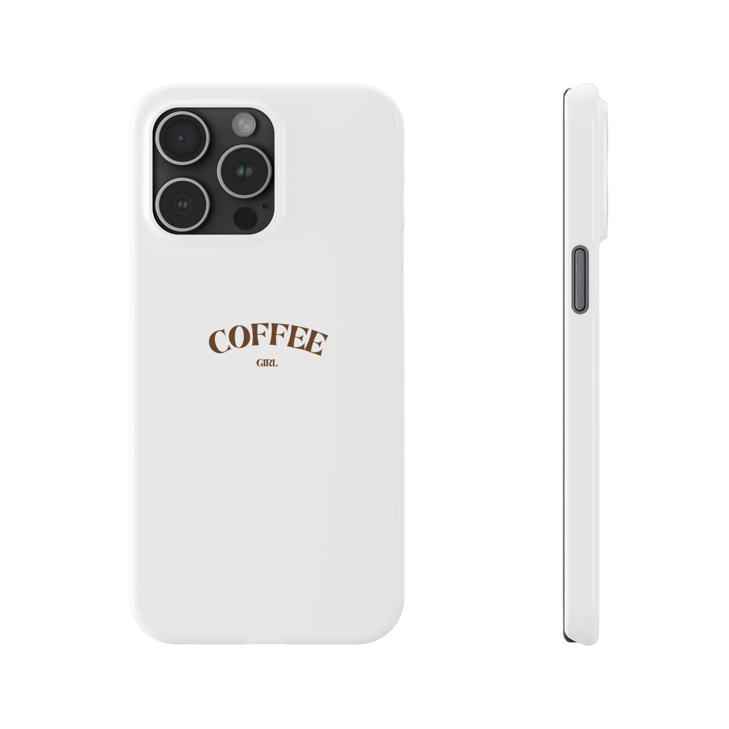 Coffee Girl Slim Phone Case