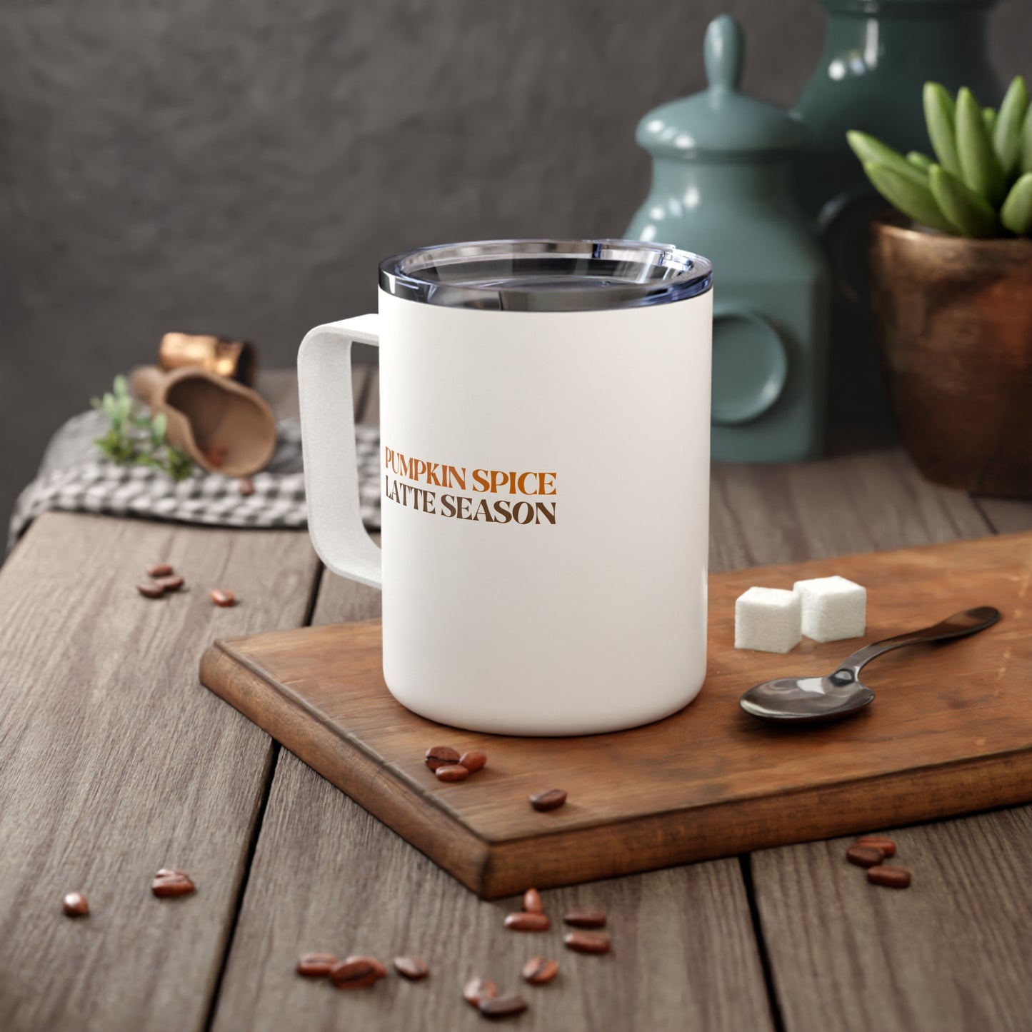 Pumpkin Spice Latte Season Insulated Coffee Mug