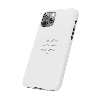 Iced Coffee Slim Phone Case