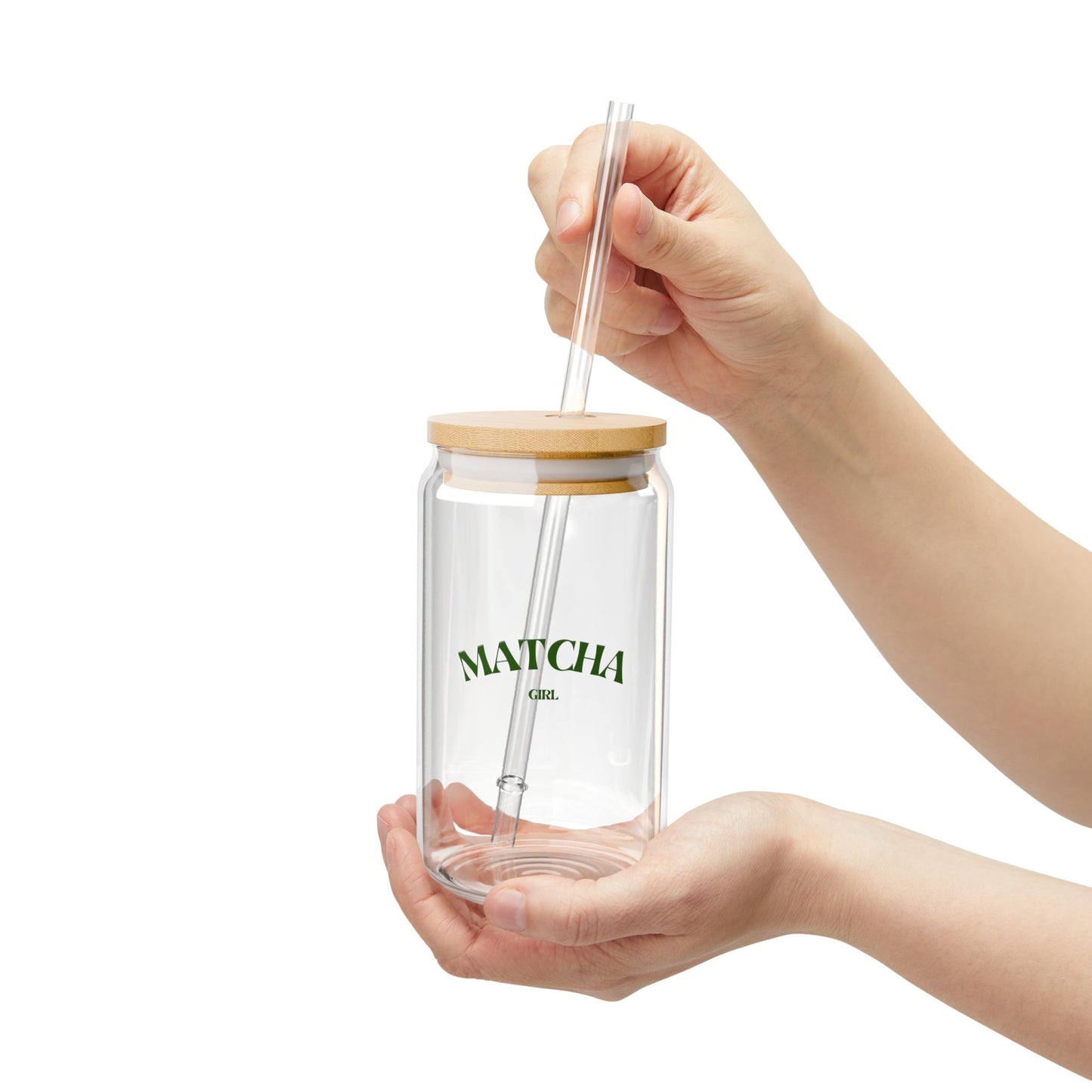 Matcha Girl Glass Sipper