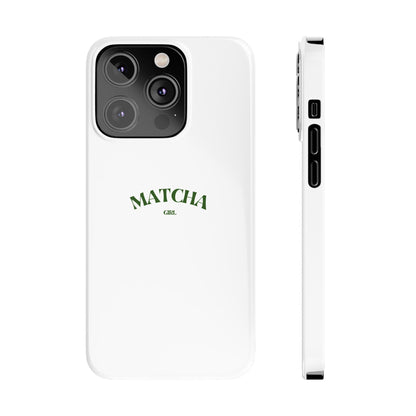 Matcha Girl Slim Phone Case