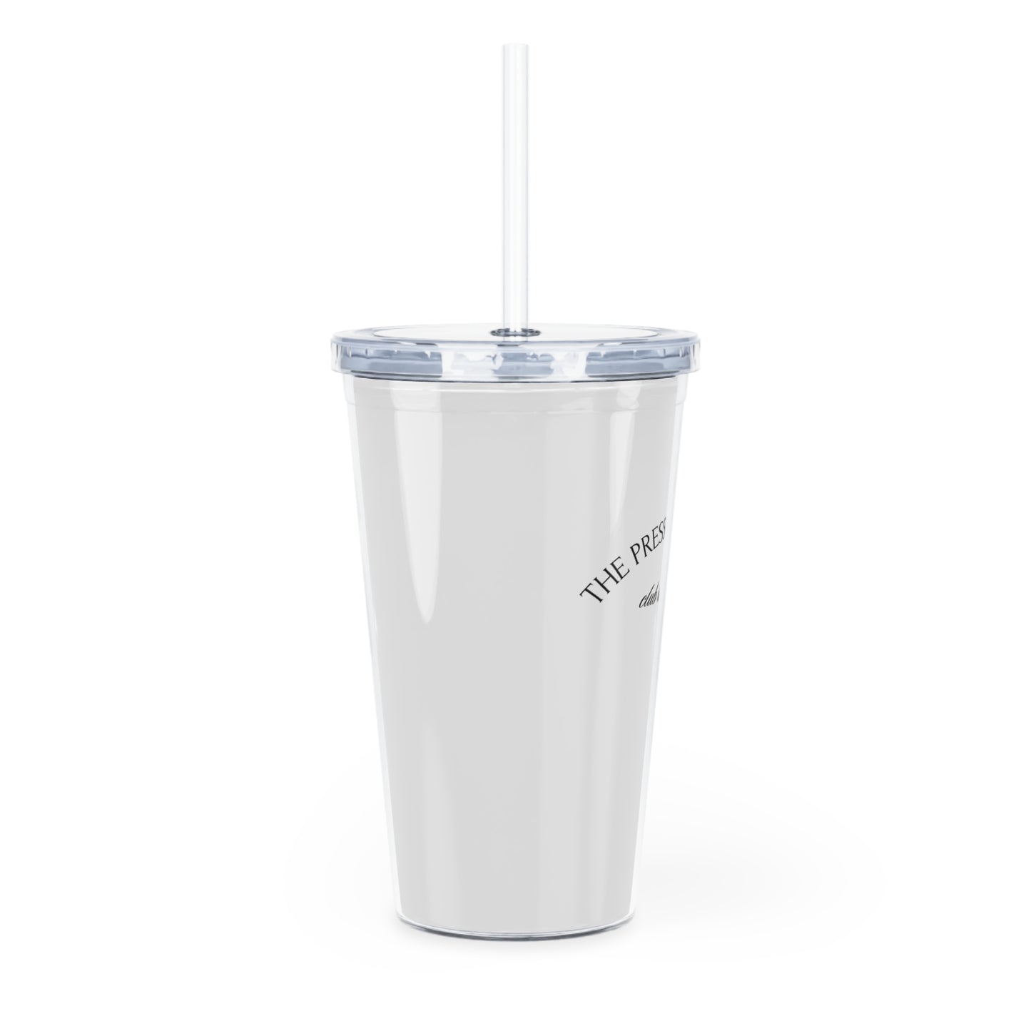 The Presso Project Plastic Tumbler w/ Straw