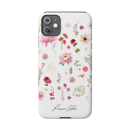 Presso Coffee Florals Slim Phone Case