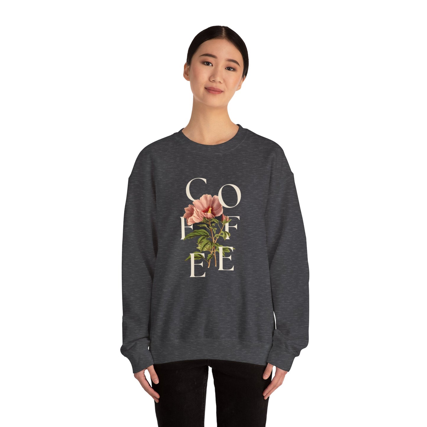 Floral Coffee Graphic Crewneck