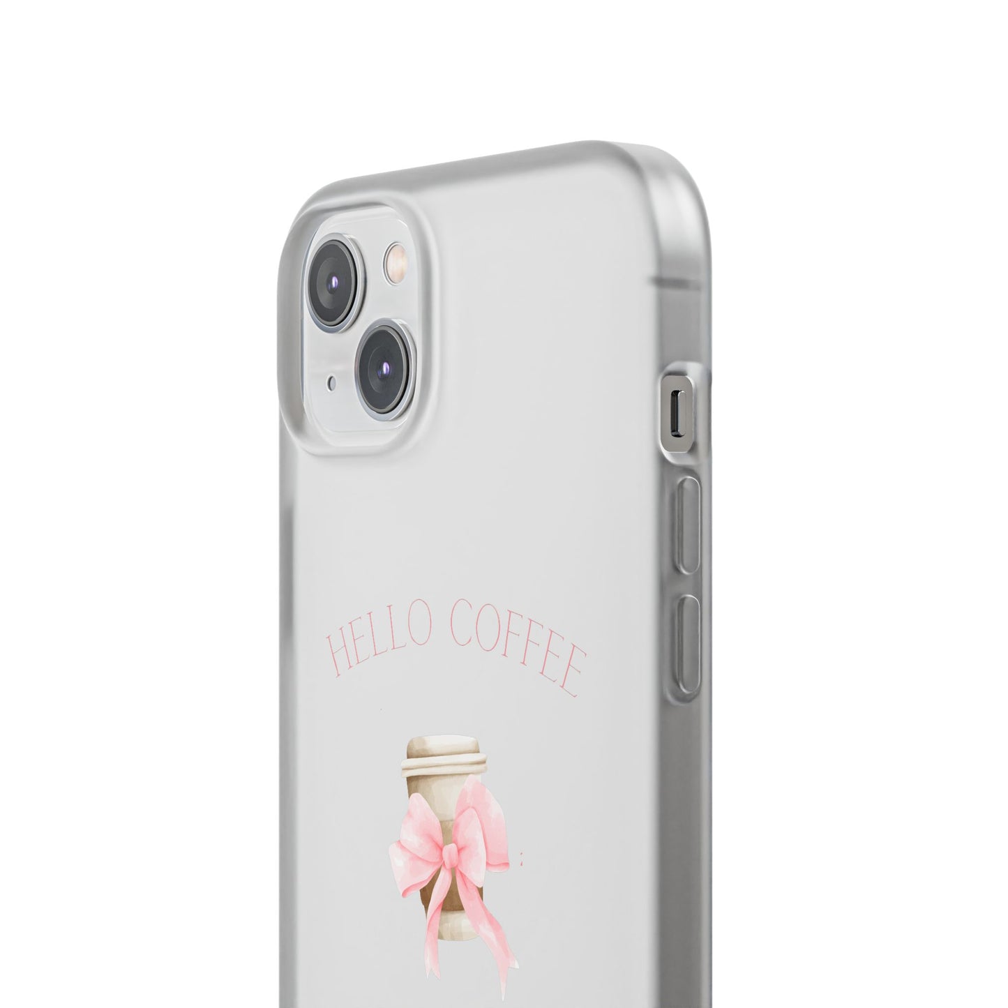 Hello Coffee Bows Flexi Case