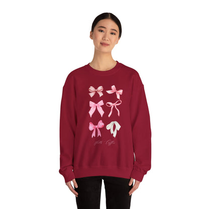 Hello Coffee Bows Crewneck