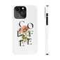 Coffee Florals Slim Phone Case