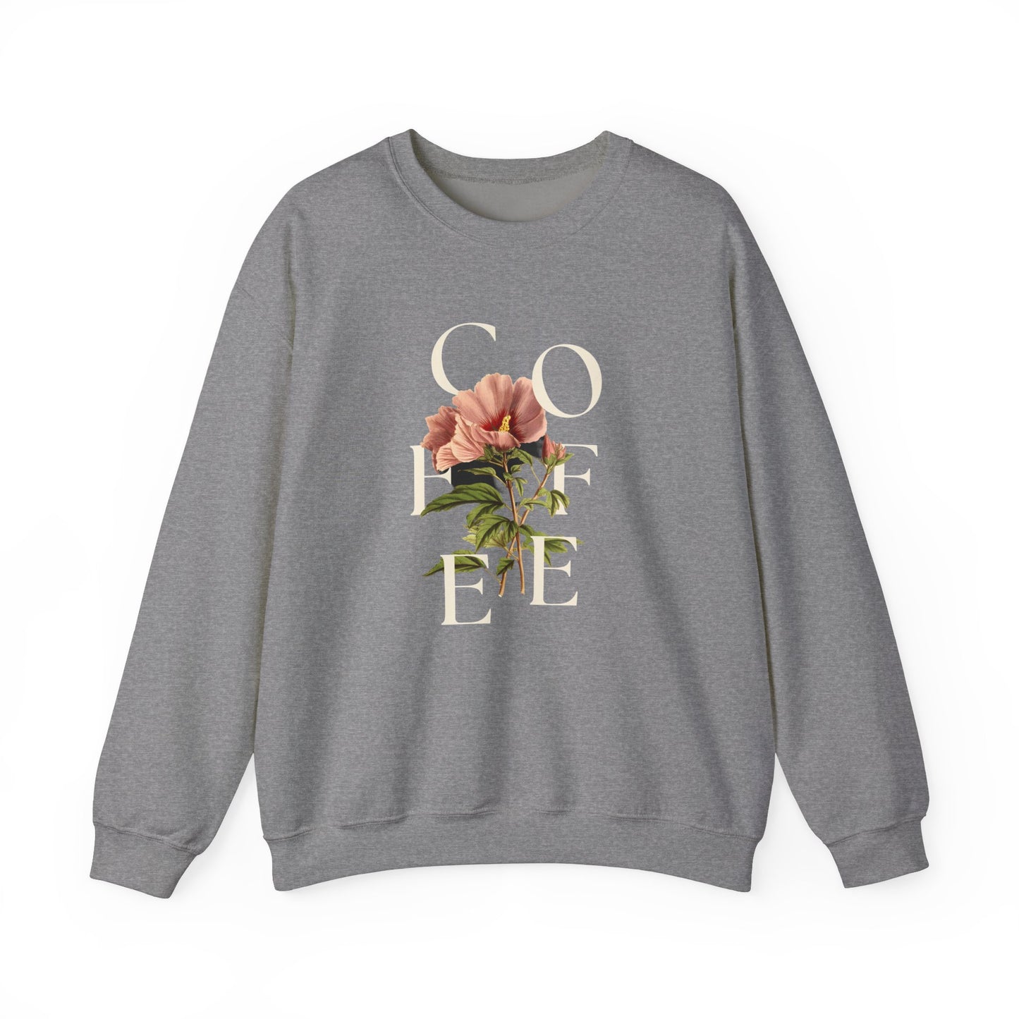 Floral Coffee Crewneck