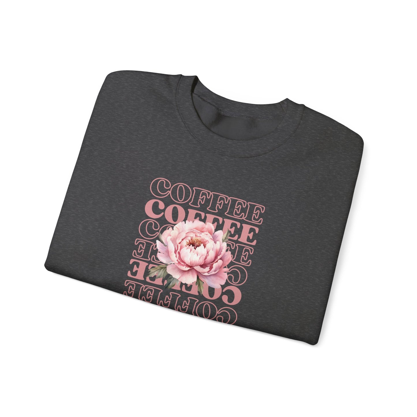 Repeating Coffee Flower Crewneck