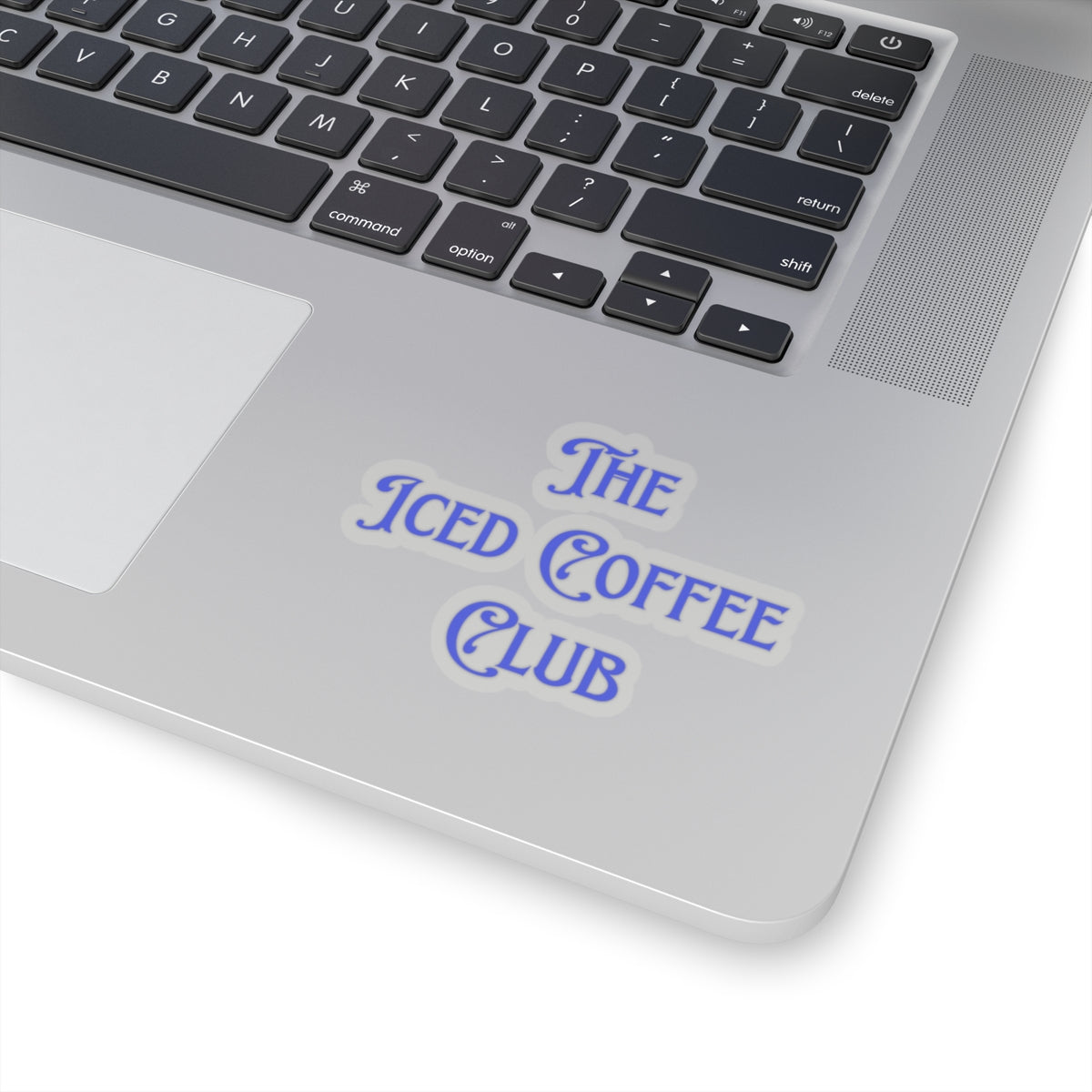 The Iced Coffee Club Blue Sticker