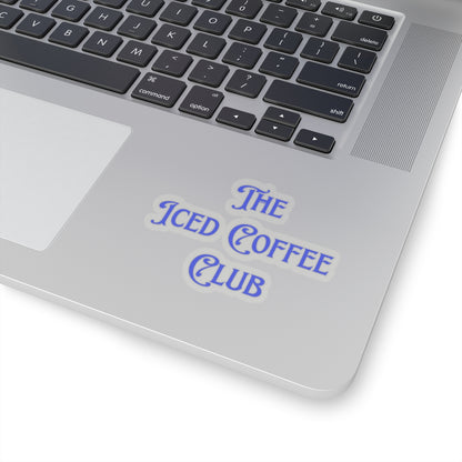 The Iced Coffee Club Blue Sticker