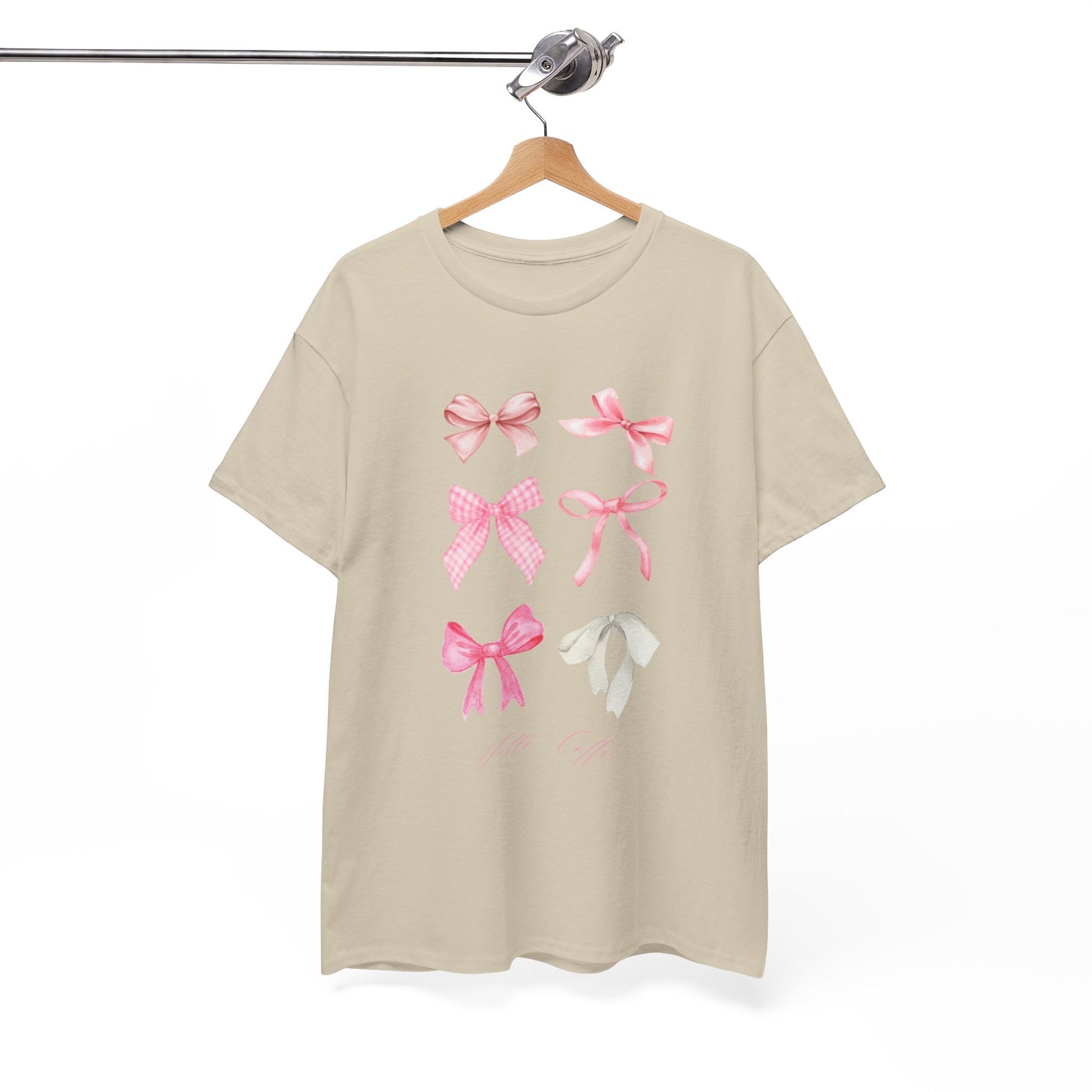 Hello Coffee Bows Tee