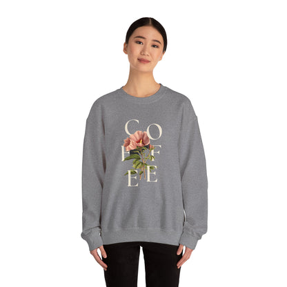 Floral Coffee Crewneck