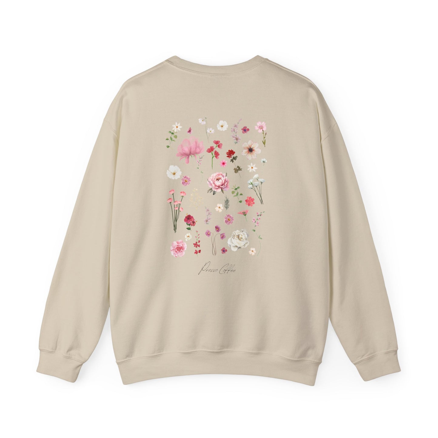 Presso Coffee Flowers Crewneck