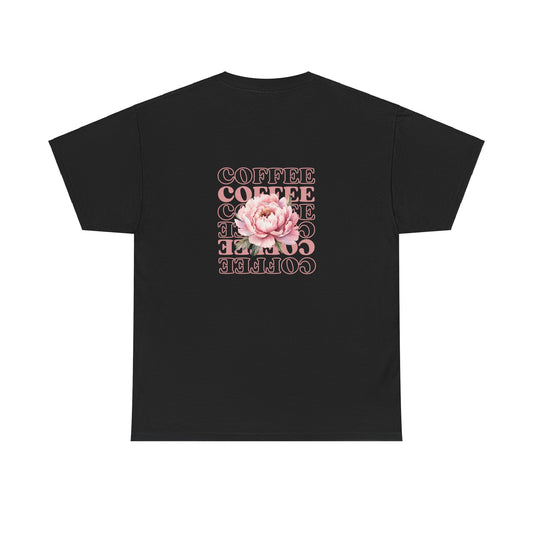 Coffee Repeating Florals Tee