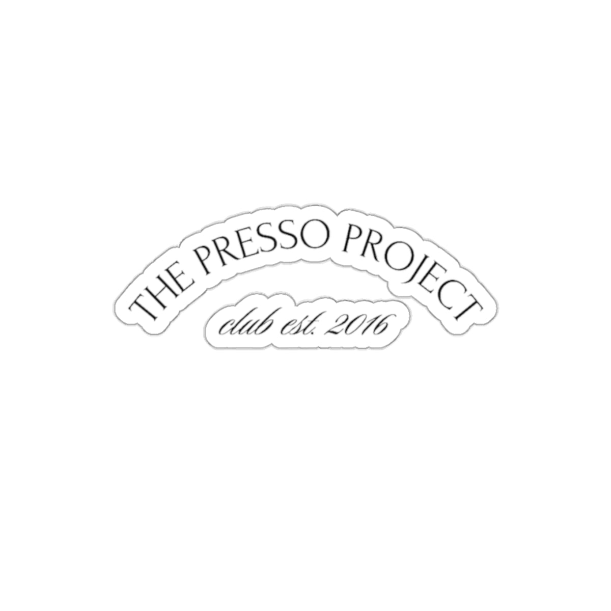 The Presso Project Sticker