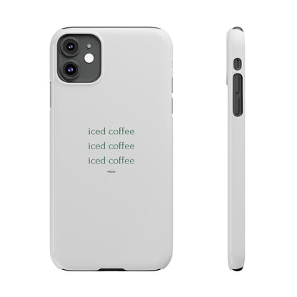 Iced Coffee Slim Phone Case