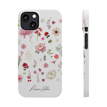 Presso Coffee Florals Slim Phone Case