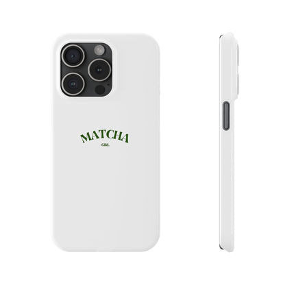 Matcha Girl Slim Phone Case