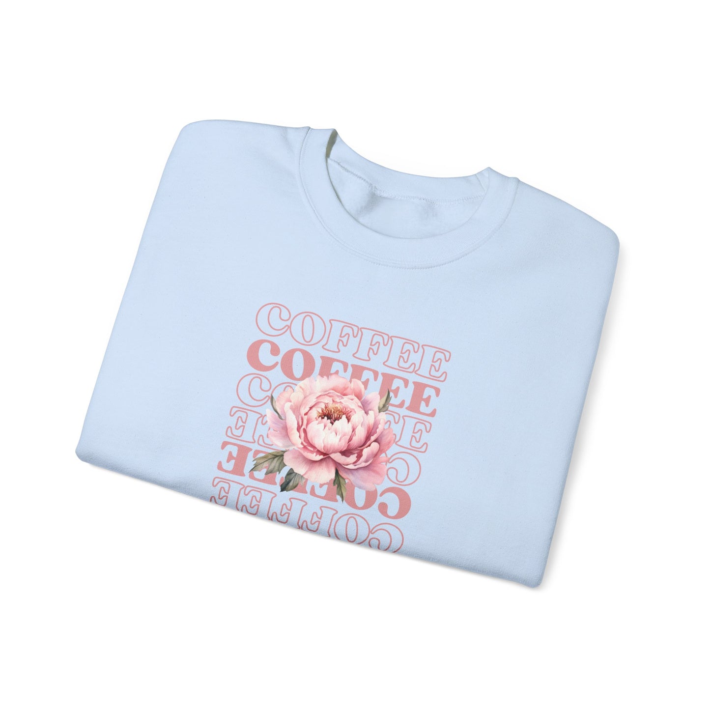 Repeating Coffee Flower Crewneck