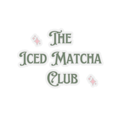 Iced Matcha Club Green Sticker