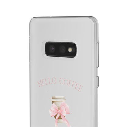 Hello Coffee Bows Flexi Case