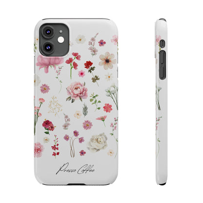 Presso Coffee Florals Slim Phone Case