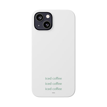 Iced Coffee Slim Phone Case