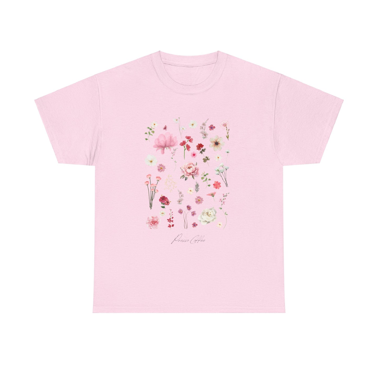 Presso Coffee Florals Oversized Tee