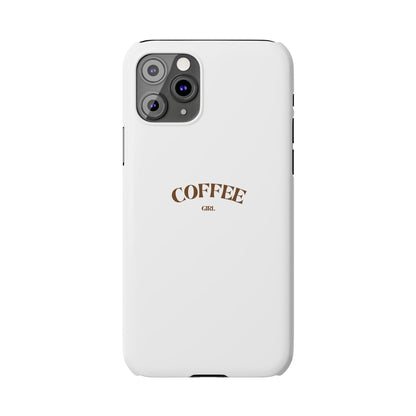 Coffee Girl Slim Phone Case