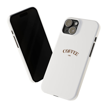 Coffee Girl Slim Phone Case