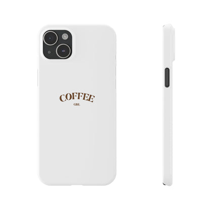 Coffee Girl Slim Phone Case