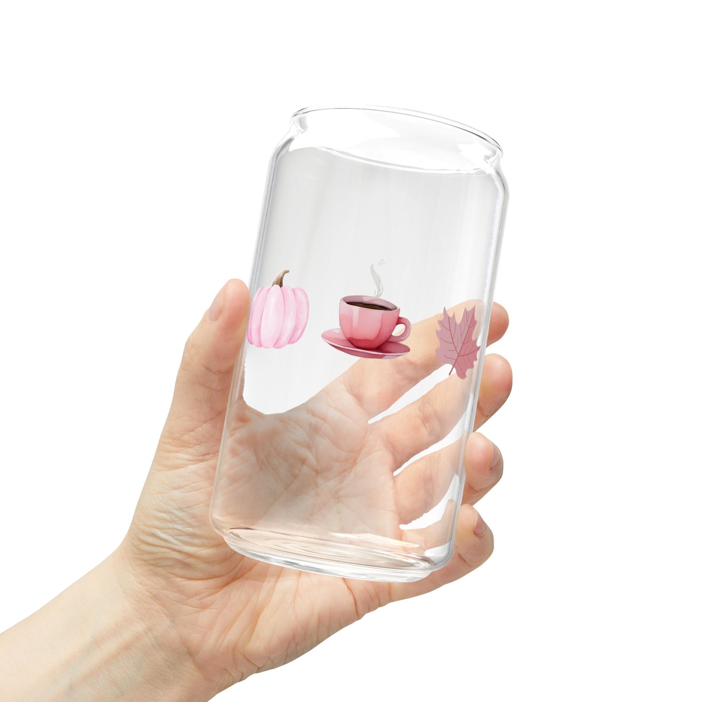 Pink Fall Glass