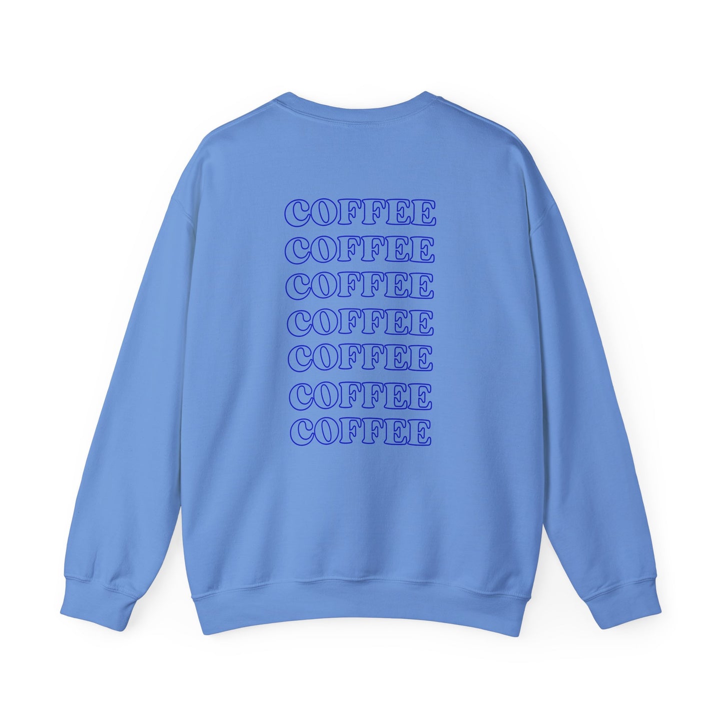 Blue Coffee Crewneck